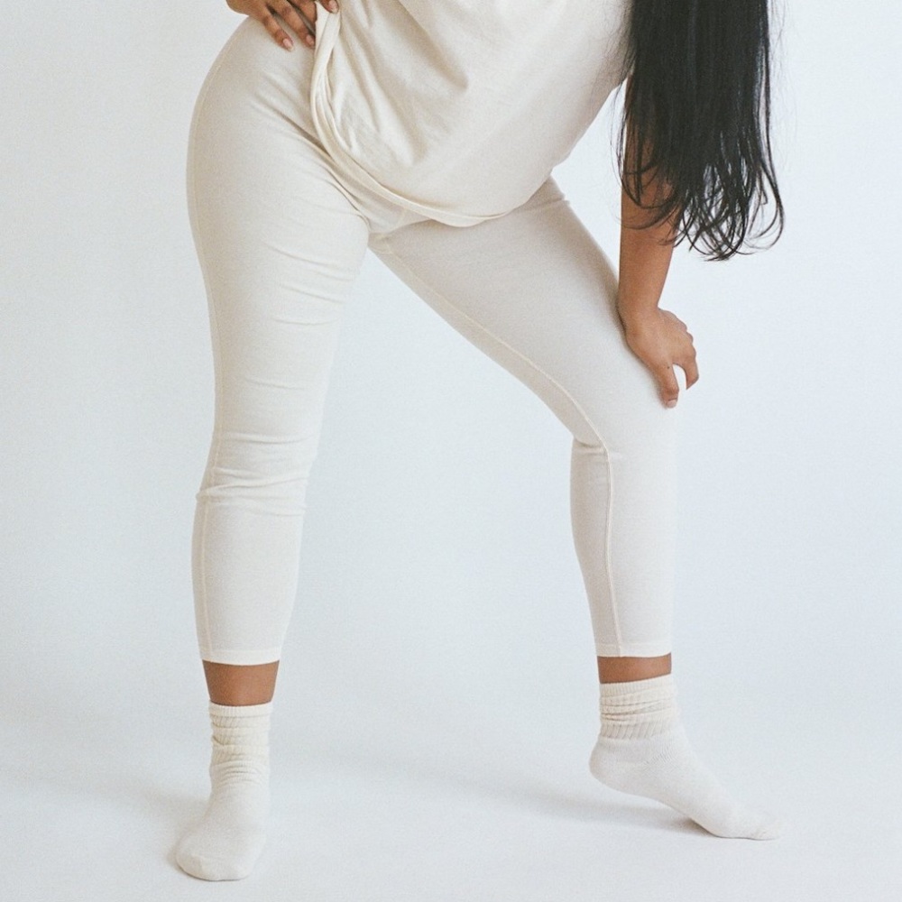 Pansy organic cotton legging